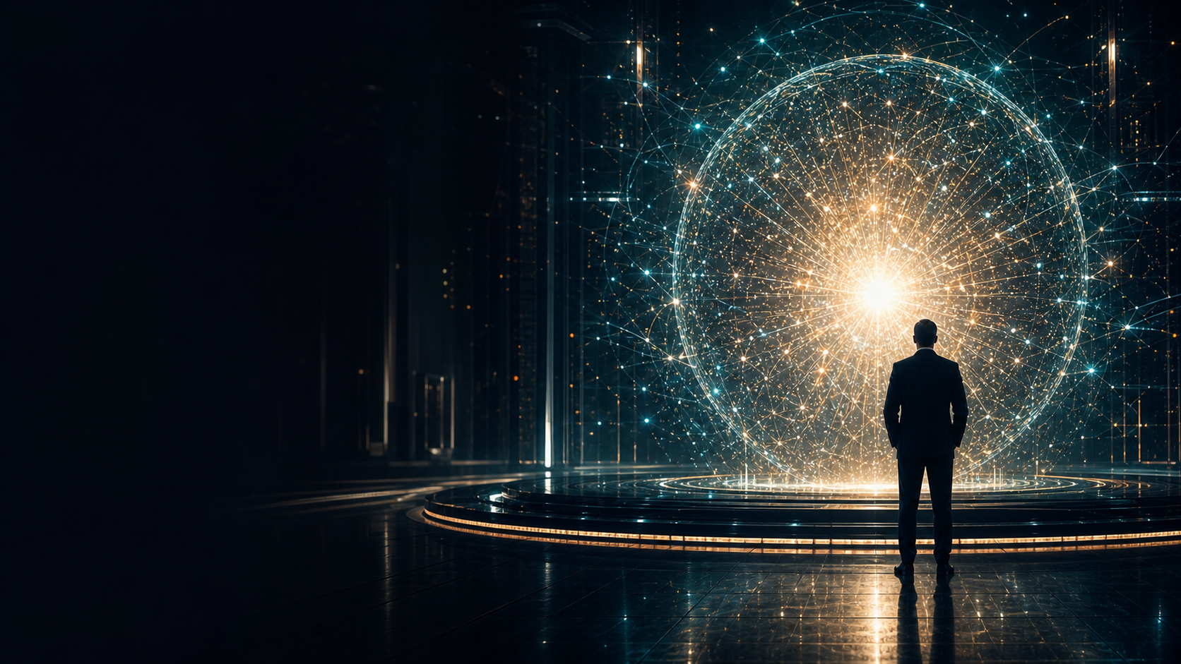 Expansión cognitiva humana hacia una simbiosis futura con inteligencia artificial.